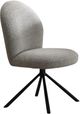 ACME Furniture Lawton 2-Piece Black/Gray Swivel Side Chair Set-0