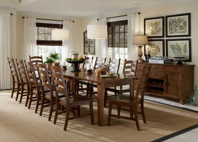 A-America® Toluca Rustic Amber Extension Table-1