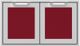 Hestan® AGLP Series 36” Tin Roof Outdoor Double Sealed Pantry-0