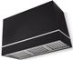 AGA Loge 48" Matte Black Wall Mounted Range Hood with Polished Chrome Trim-0