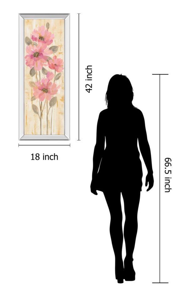 Classy Art Beautiful Garden Stems I by Silvia Vassileva Mirrored Frame Wall Art-3