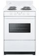 Summit® 24" White Freestanding Electric Range-0