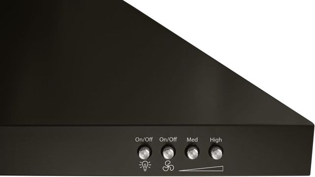 Maytag® 36" Black Stainless Wall Mount Range Hood-2