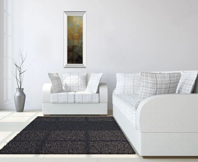 Classy Art Modra I by Pasion Mirror Framed Wall Art-2