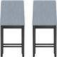 Emerald Home Madison 2-Piece Modern Gray Counter Gathering Stool Set-4