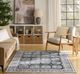 Nourison Home™ Dekor Gray/Navy Indoor 5'x7' Area Rug-1