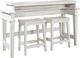 aspenhome® Reeds Farm 3-Piece Weathered White Console Table Set-0