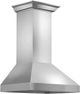 ZLINE 48" Stainless Steel Professional Convertible Vent Wall Mount Range Hood with Crown Molding-0