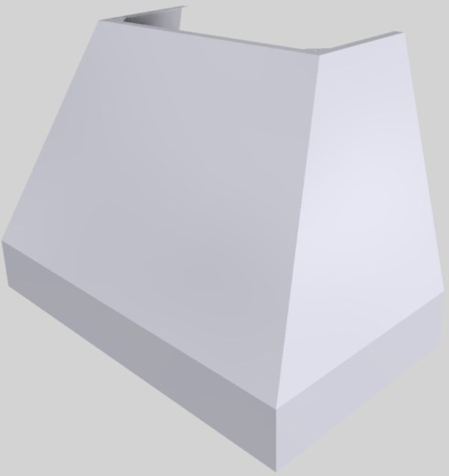 Vent-A-Hood® Designer Series 42" White Wall Mounted Range Hood-3
