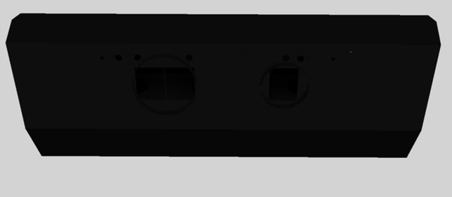Vent-A-Hood® 60" Black Wall Mounted Liner Insert-1