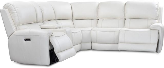 Parker House® Empire 6-Piece Verona Ivory Power Reclining Sectional-0