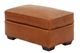 Customizable All Leather Ottoman with Down Seating-4
