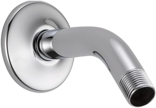 Delta Universal Showering Chrome Wall Mount Shower Arm and Flange-0