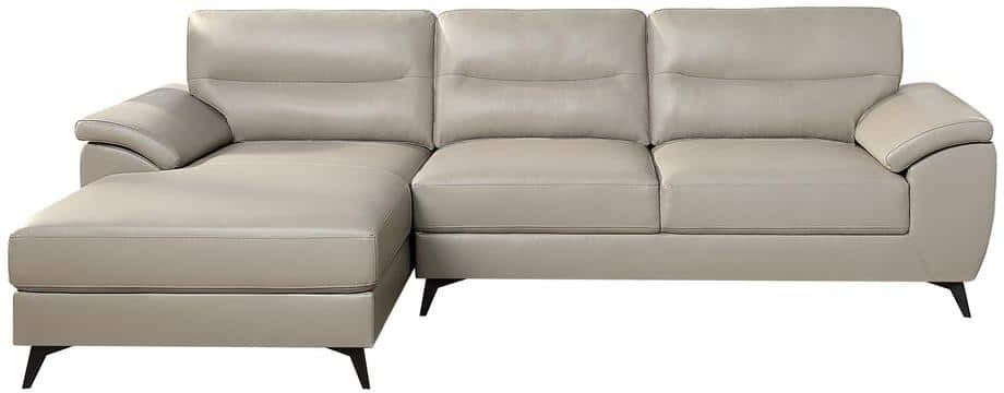 Furniture of America® Mohlin 2-Piece Taupe Left-Arm Facing