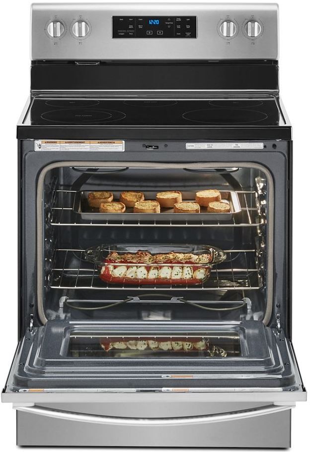 Whirlpool® 30" Stainless Steel Freestanding Electric Range-2