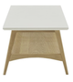 Olliix by Madison Park Off-White Parker Coffee Table with Natural Base-1