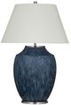 Bassett Mirror Ashe Blue Table Lamp-0