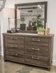 Signature Design by Ashley® Brazen Valley Dark Brown Dresser and Mirror-1