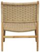 Dovetail Furniture Mable Natural Rattan/Teak Outdoor Chair-4