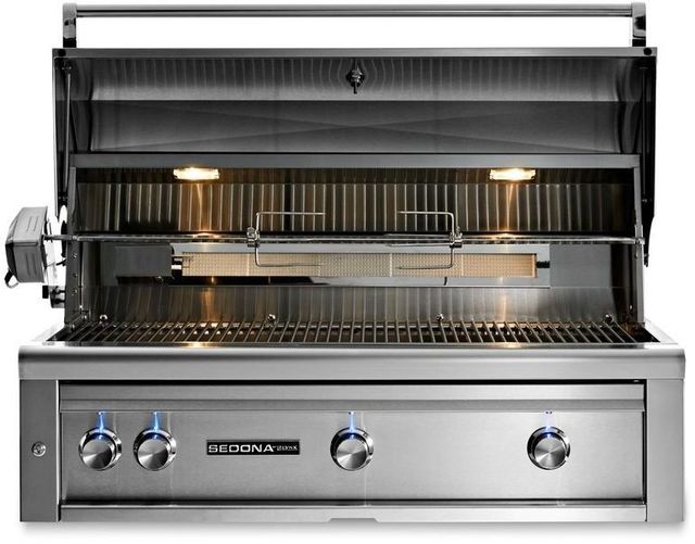 LYNX® Sedona 3-Burner Stainless Steel Built-In Liquid Propane Grill with Rotisserie-2