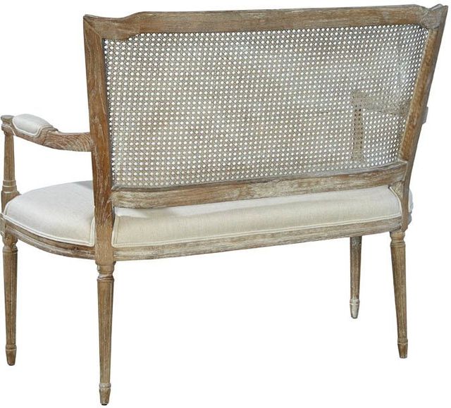 Furniture Classics Channing Driftwood/White Settee-1