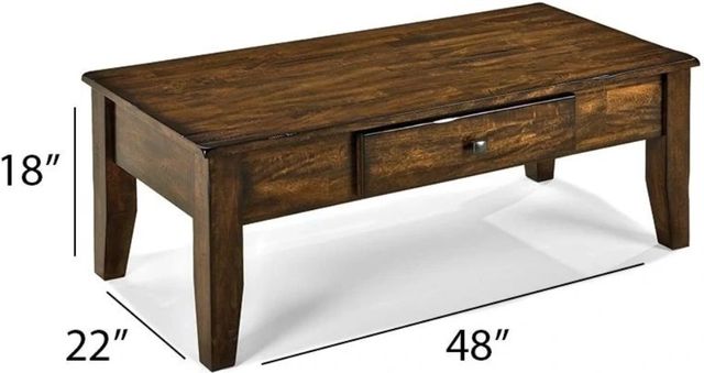 Intercon Kona Raisin Coffee Table-1