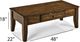 Intercon Kona Raisin Coffee Table-1