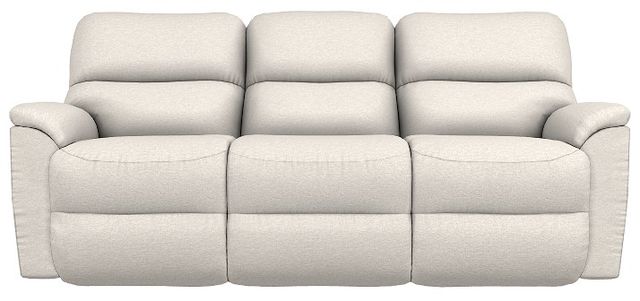 La-Z-Boy® Brooks Oyster Power Reclining Sofa with Headrest and Lumbar-1