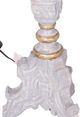 A & B Home Distressed White Floor Lamp-1