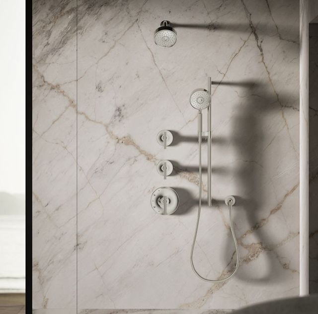 KOHLER® Purist® Vibrant Polished Nickel 2.5 GPM 3-Function Showerhead-2