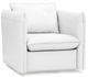 VIG Furniture Divani Casa Tamworth White Swivel Lounge Chair-0