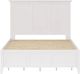 Modus Furniture Grace Snowfall White Queen Platform Storage Bed-4