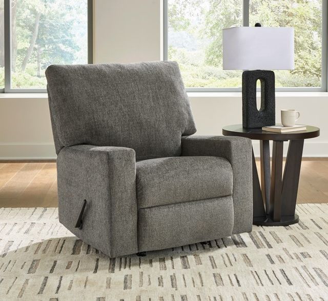 Signature Design by Ashley® Clarington Graystone Manual Rocker Recliner-3