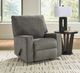Signature Design by Ashley® Clarington Graystone Manual Rocker Recliner-3