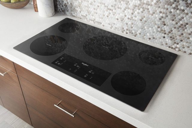 Whirlpool® 36" Stainless Steel Electric Cooktop-4