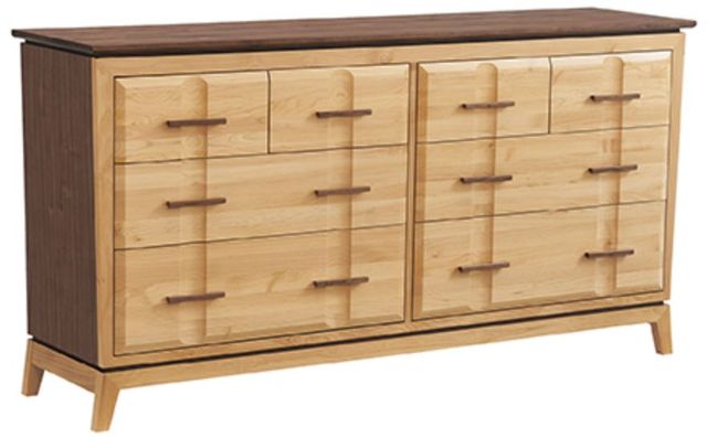 Whittier Wood® Furniture Addison Duet 70" Low Dresser-0