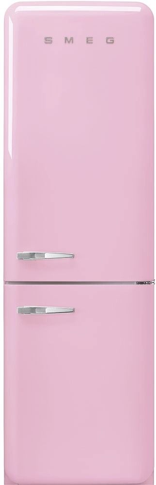 Smeg 50's Retro Style Aesthetic 11.7 Cu. Ft. Pink Bottom Freezer Refrigerator