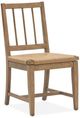 Magnussen Home® Lindon Belgian Wheat Dining Side Chair with Paper Cord Seat-0