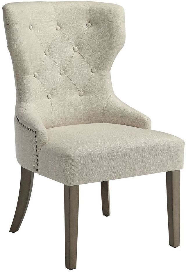 Coaster® Baney Beige Tufted Back Dining Chair-0