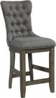 Bernards Hartford Gray Upholstered Counter Stool-0