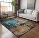 Dalyn™ Rug Company Nouveau NV14 Teal 5'x8' Area Rug-4