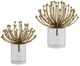 Uttermost® Aga 2-Piece Brushed Gold/Chrome Sculpture Set-0
