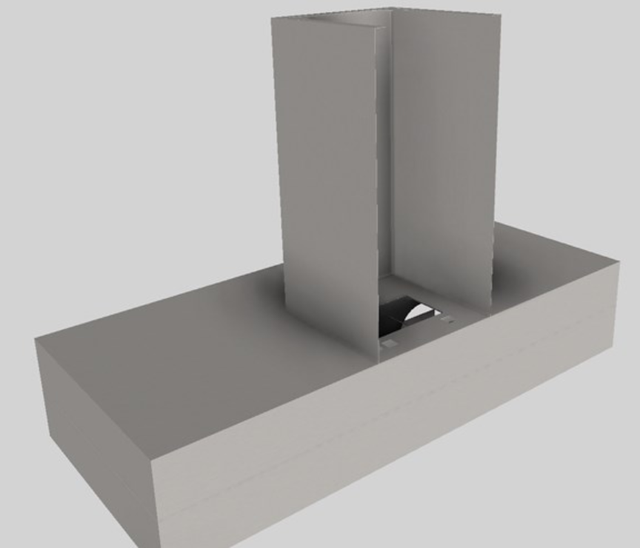 Vent-A-Hood® 48" Stainless Steel Contemporary Wall Mounted Range Hood-3