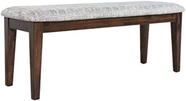 Jofran Inc. Urban Icon Gray/Merlot Upholstered Dining Bench-0