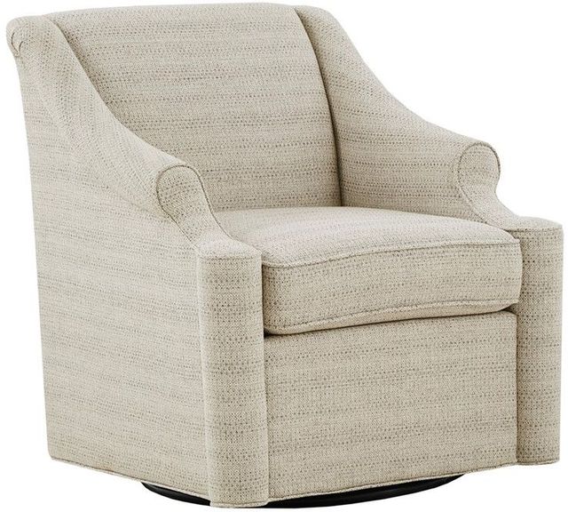 Olliix by Madison Park Tan Justin Swivel Glider Chair-1