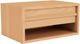 EQ3 Marcel Oak Open Shelf Floating Nightstand-0