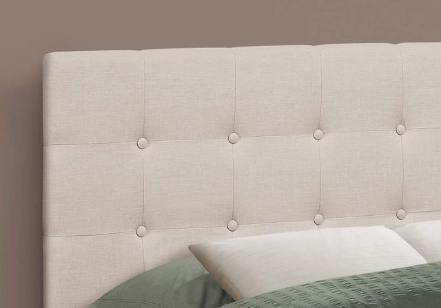 Monarch Specialties Inc. Beige Full Headboard-2