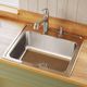 Elkay Lustertone® Classic Lustrous Satin 25" x 22" x 10-3/8" 1-Hole Single Bowl Drop-In Sink-2