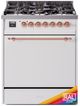 Ilve® Nostalgie II Series 30" Custom RAL Colors Pro Style Dual Fuel Range-0