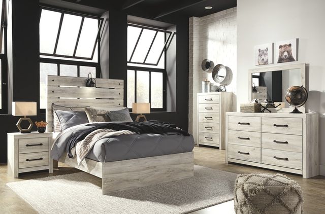 Signature Design by Ashley® Cambeck Whitewash Full Panel Bed-3